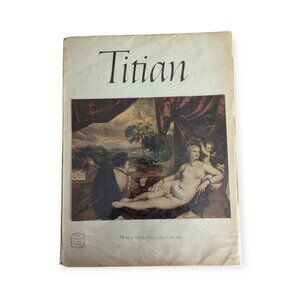 Vintage 1955 Titian An Abrams Art Book with 16 Beautiful Full Color Prints